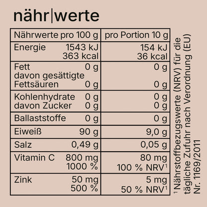 Collagen Hydrolysat mit Vitamin C & Zink, 1.000 g