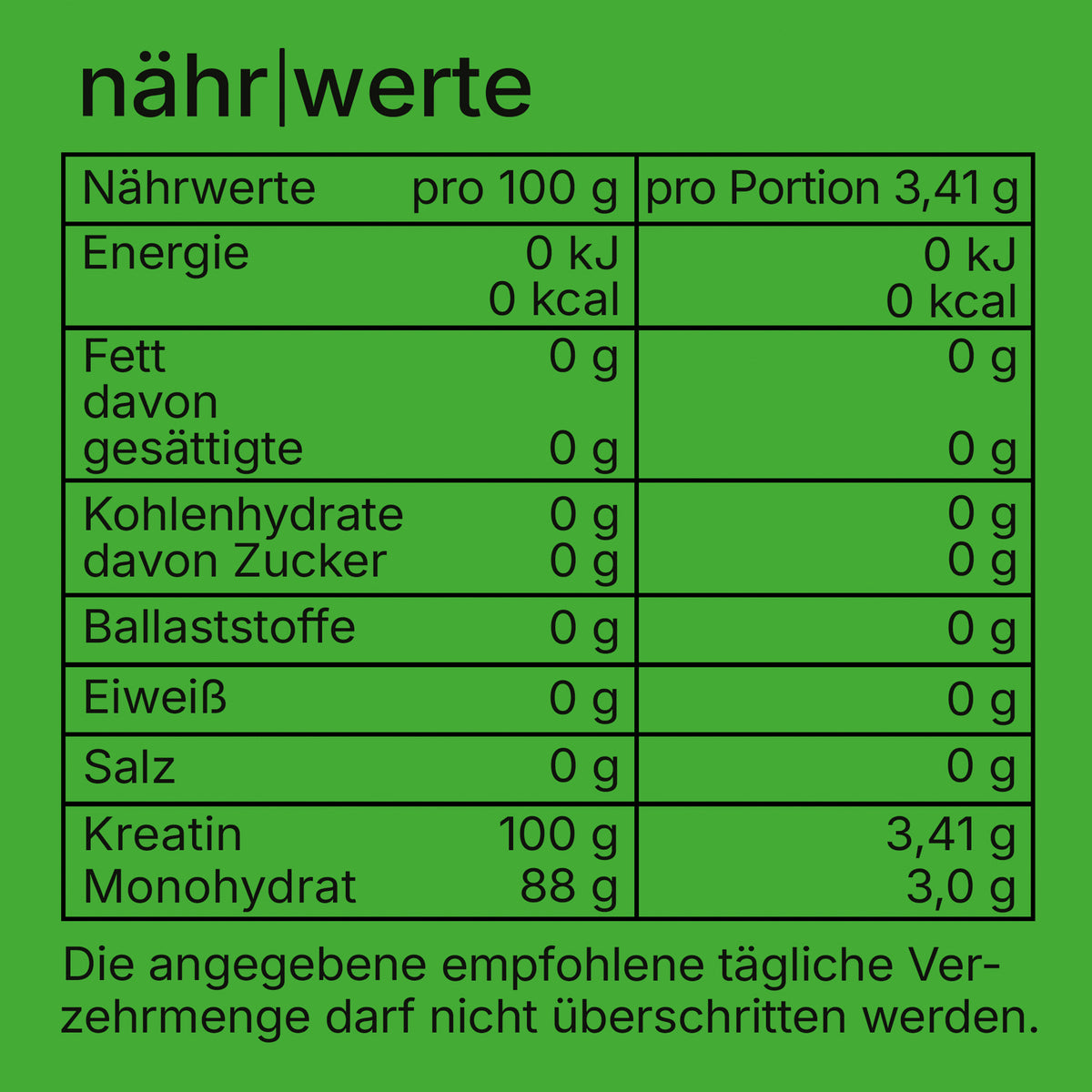 Creatin Monohydrat, 300 g