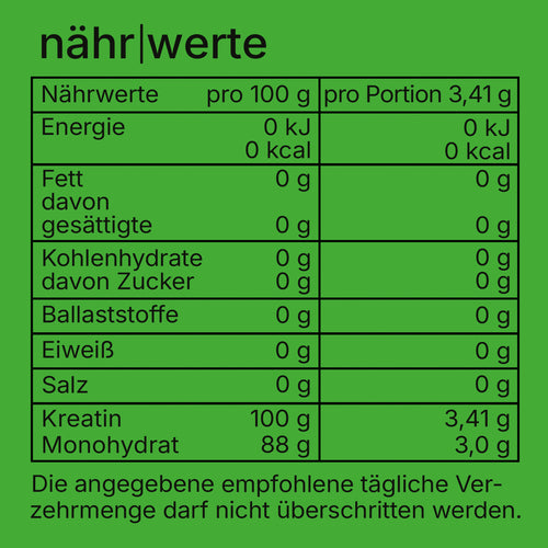Creatin Monohydrat, 300 g