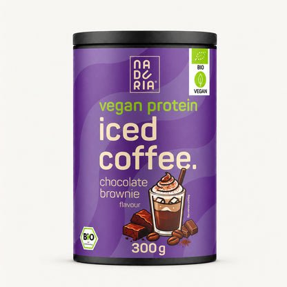 Bio Vegan Protein Iced Coffee – Chocolate Brownie, 300 g