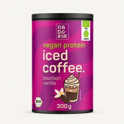 Bio Vegan Protein Iced Coffee – Bourbon Vanille, 300 g