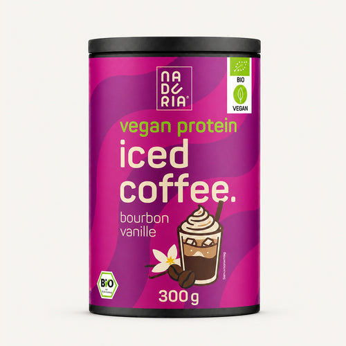 Bio Vegan Protein Iced Coffee – Bourbon Vanille, 300 g