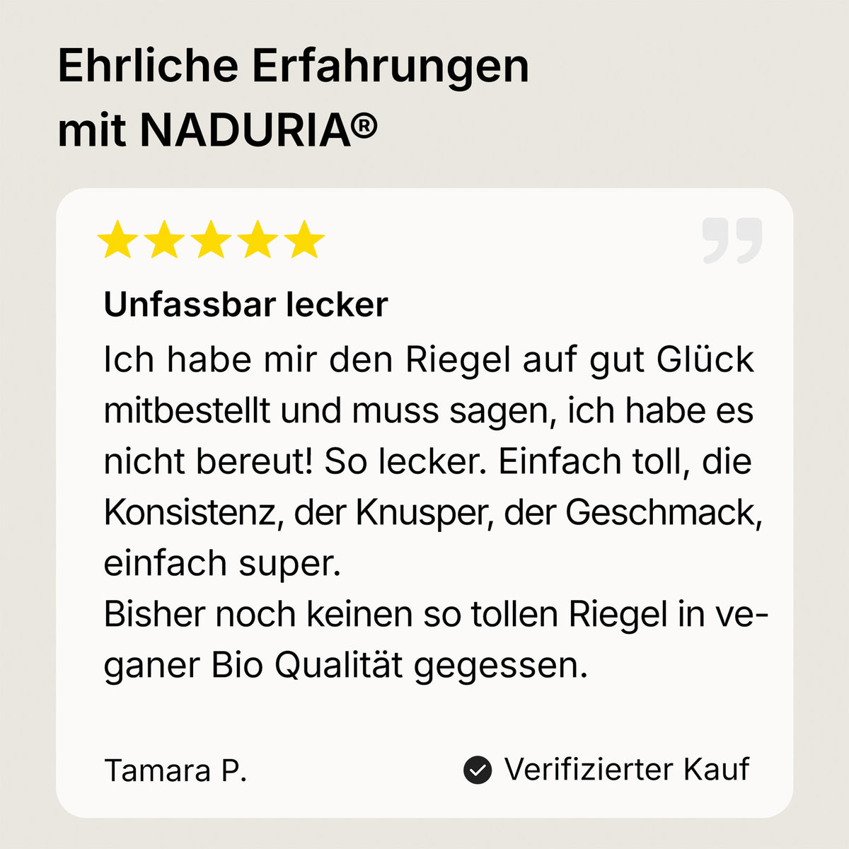 CRISP! Bio Vegan Proteinriegel – Vanilla Cookie Dough, Einzelriegel