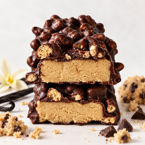 CRISP! Bio Vegan Proteinriegel – Vanilla Cookie Dough, 12er Box