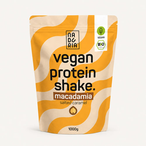 Bio Vegan Protein Shake – Macadamia Salted Caramel, 1.000 g