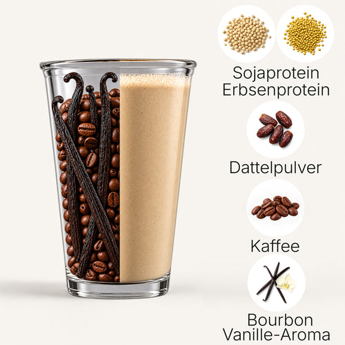 Bio Vegan Protein Iced Coffee – Bourbon Vanille, 1.000 g