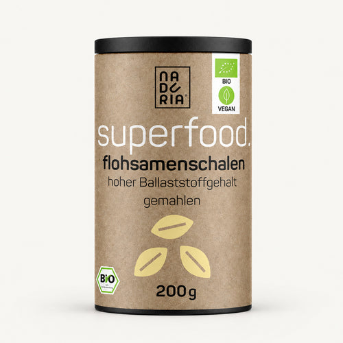 Bio Flohsamenschalen gemahlen, 200 g