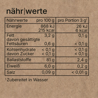 Bio Flohsamenschalen gemahlen, 200 g